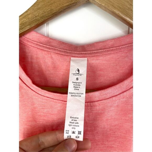 Icyzone Workout Running Muscle Tank Australia Yoga Athletic S Pale Blush - Picture 6 of 14
